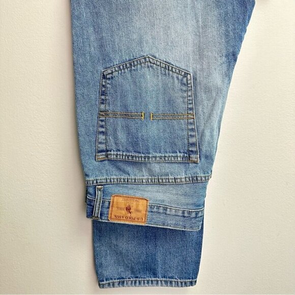US Polo Assn. Men Size 36x30 Jeans Straight Medium Wash Cotton Blue fade - Picture 6 of 6